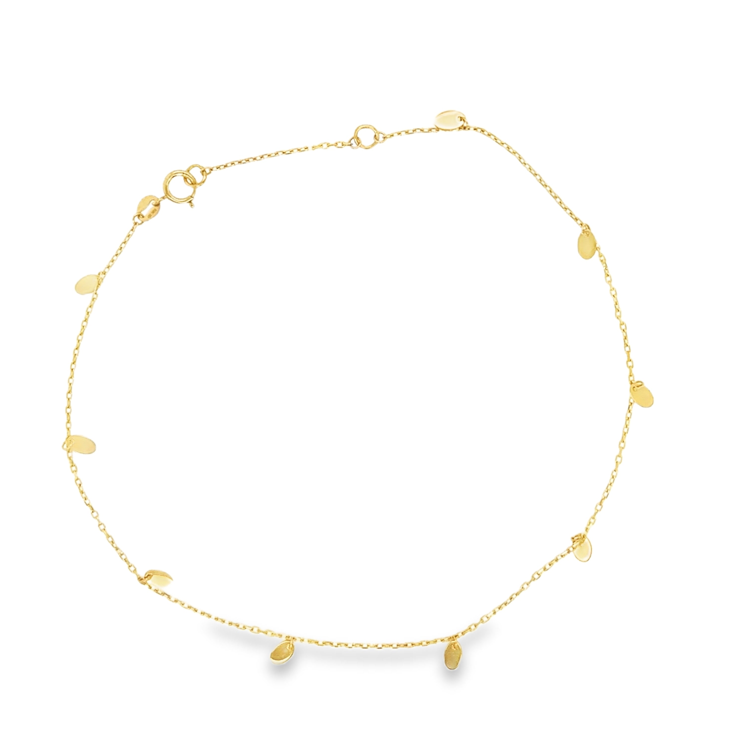 10K Golden Drop Anklet