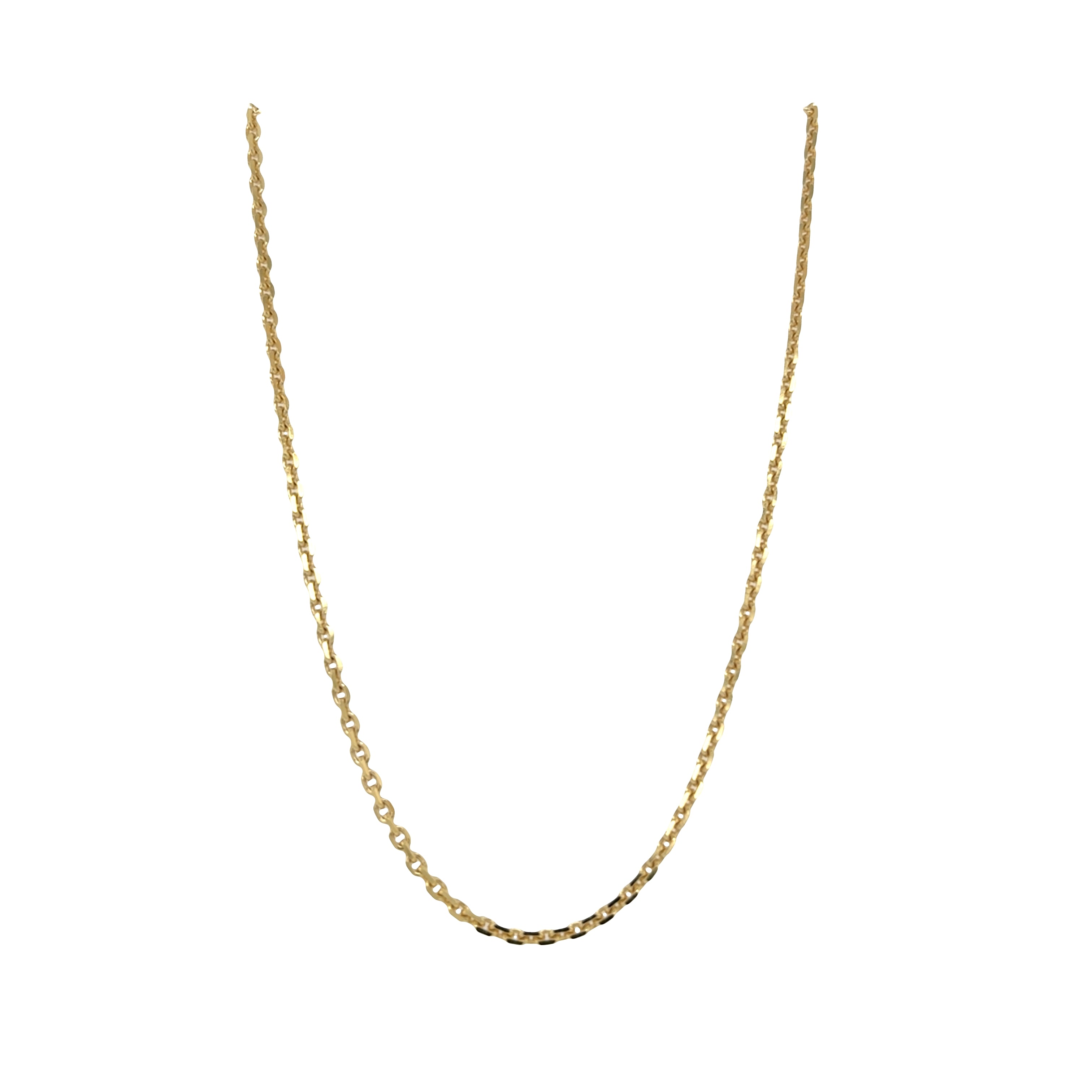10K Gold Solid 2.5mm Chunky Box Chain