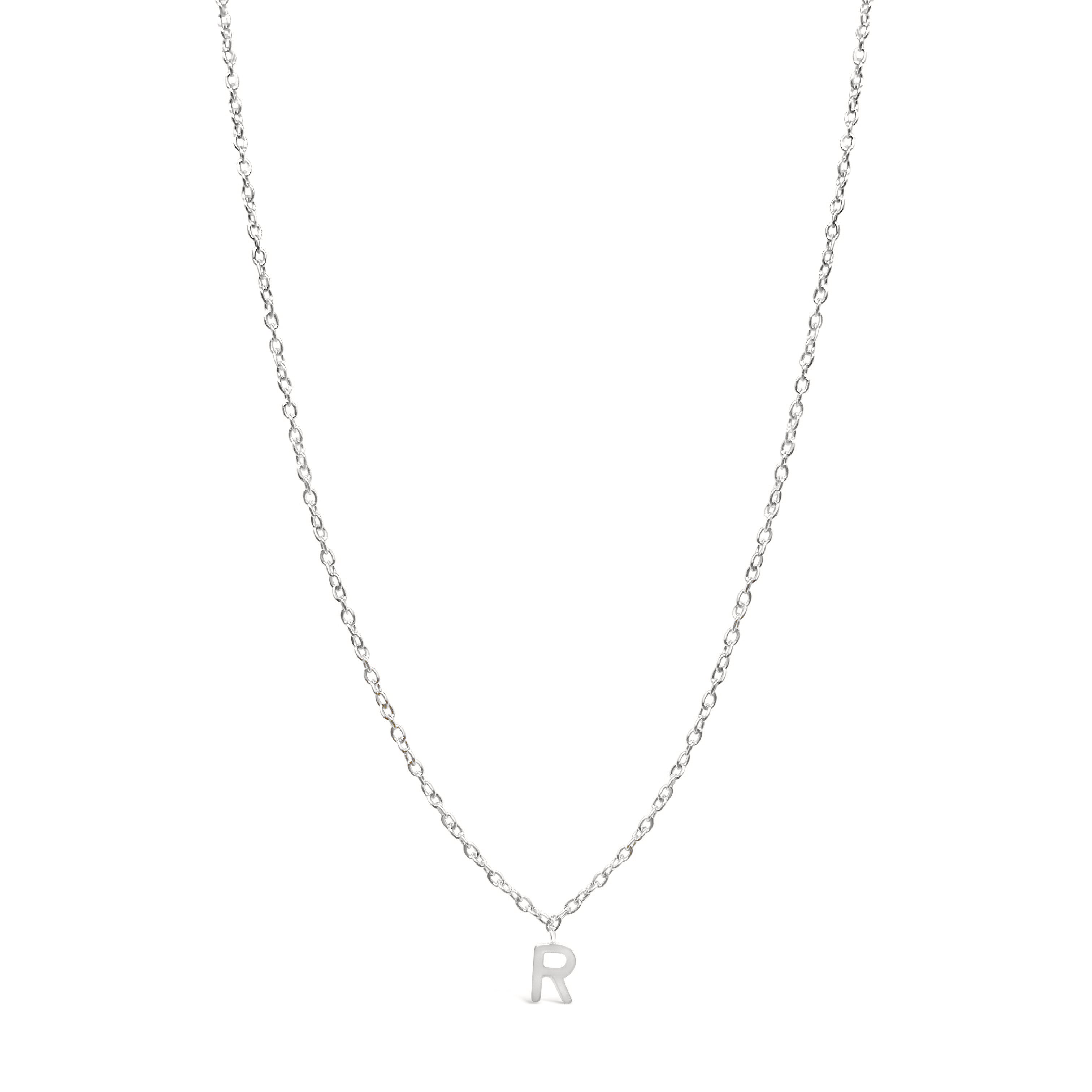 14K Gold Dangling Initial Necklace