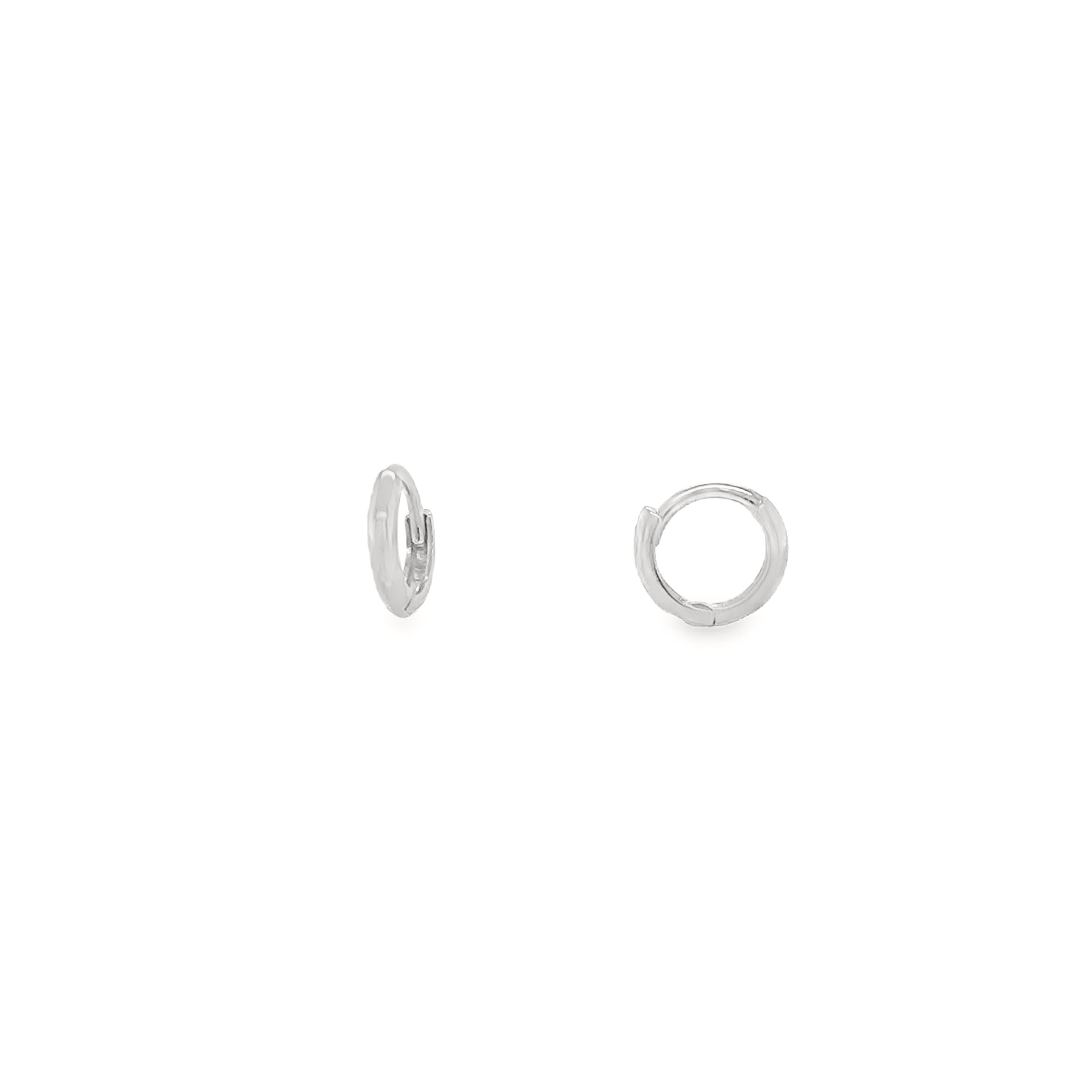 14K Gold Mini 8mm Huggies
