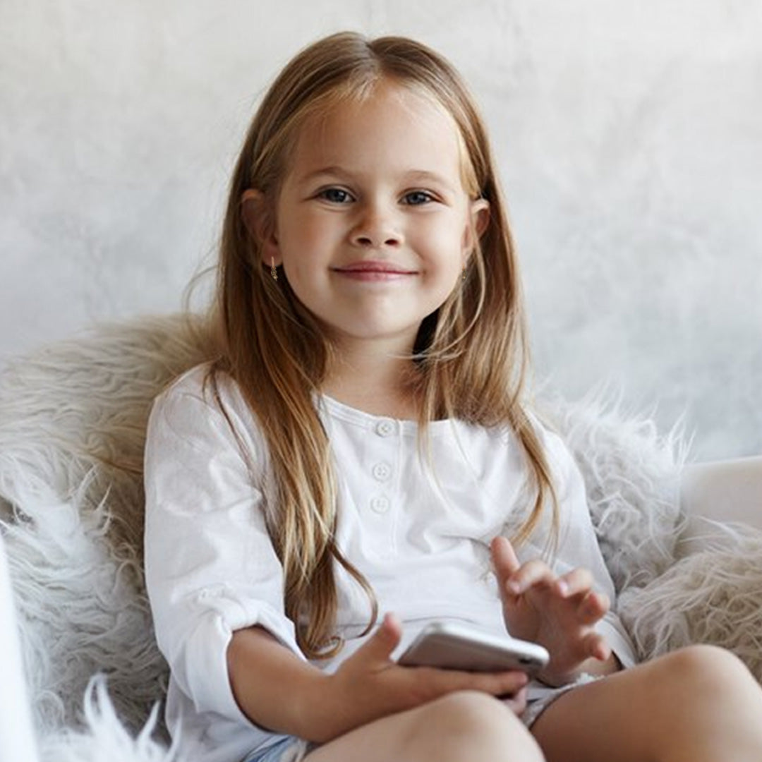 14K Gold and Diamond Best Friends Huggie Charms