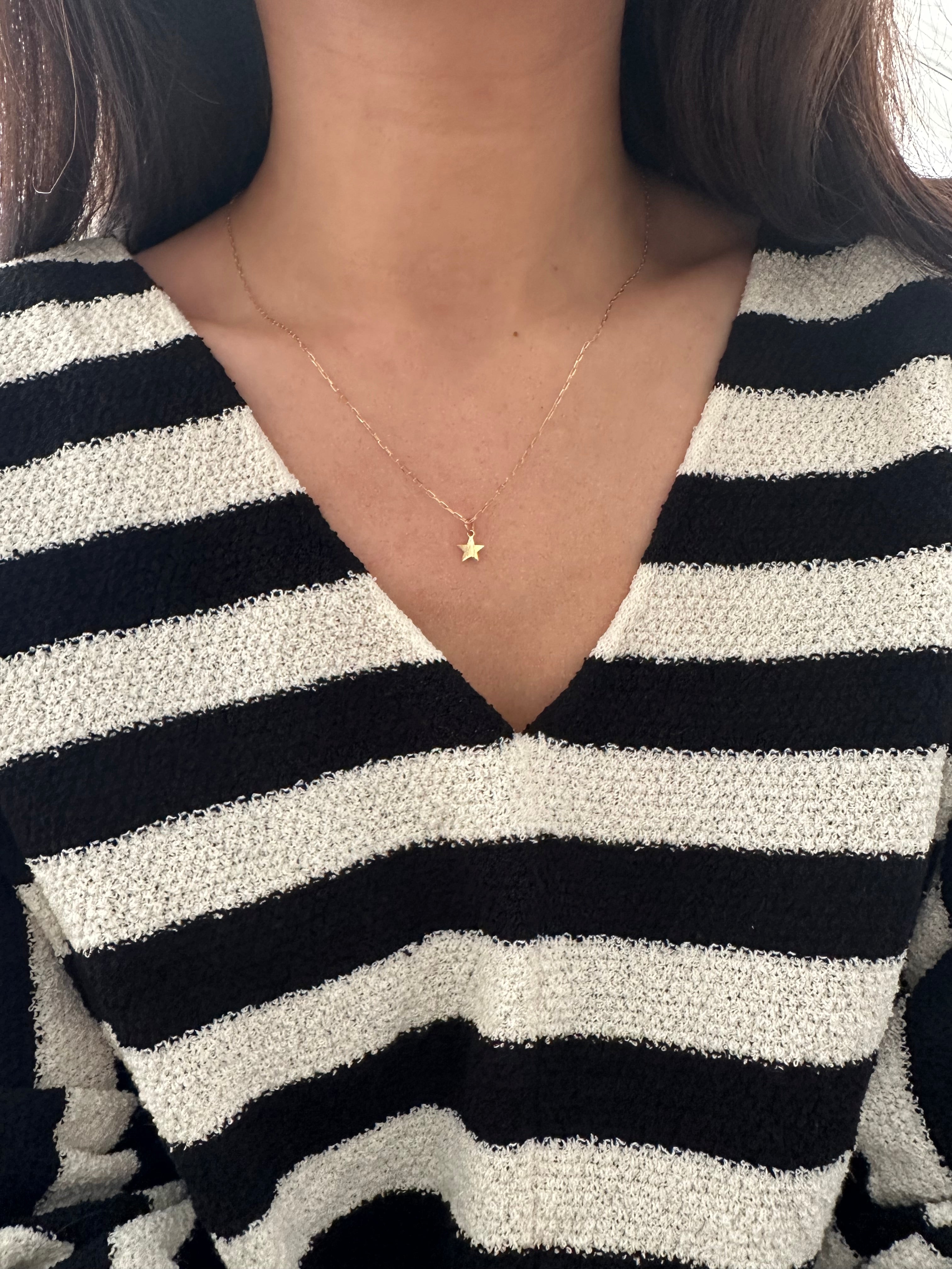 10K Gold Petite Star Charm