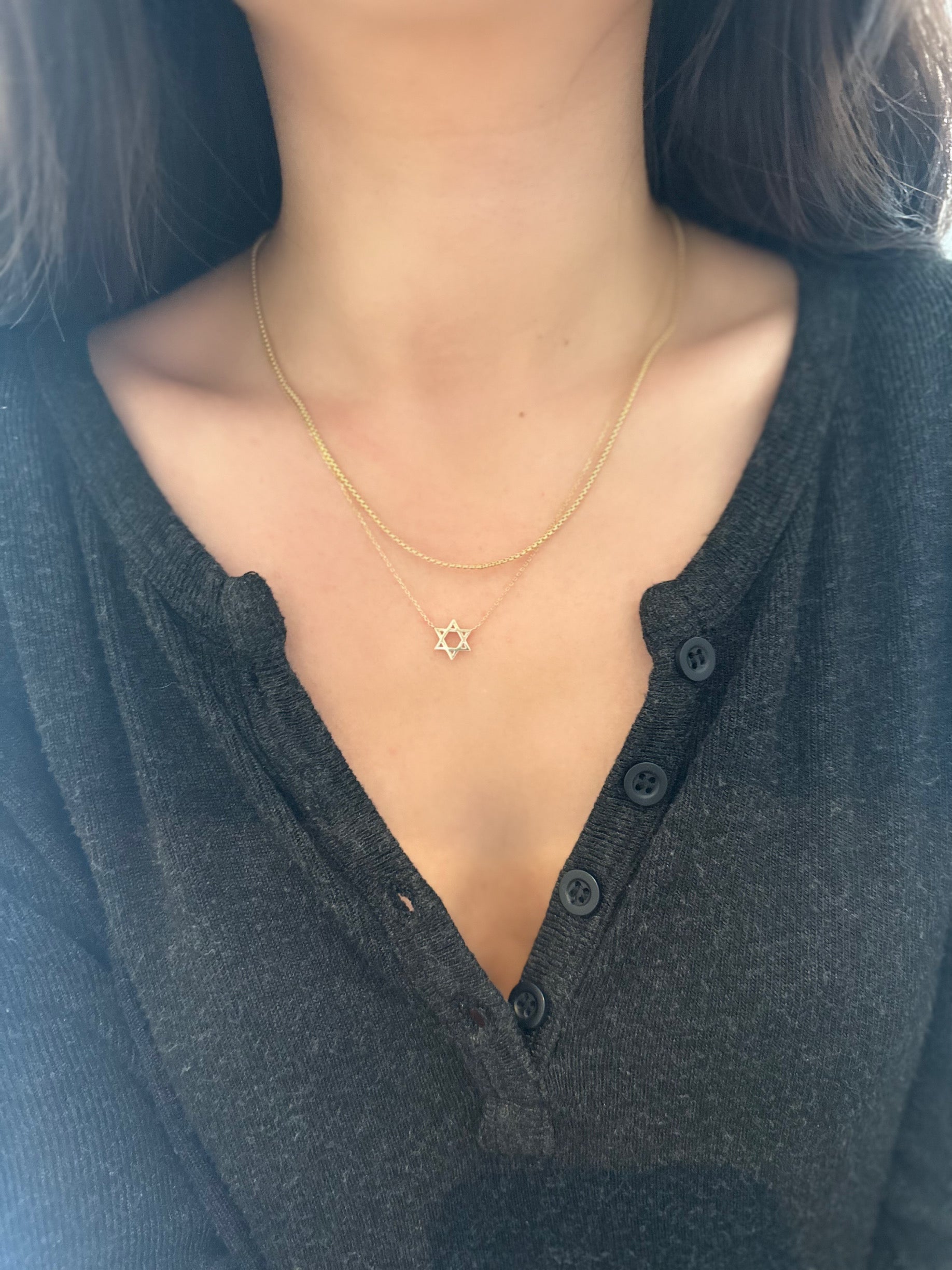 10K Gold Rounded Hollow Box Chain