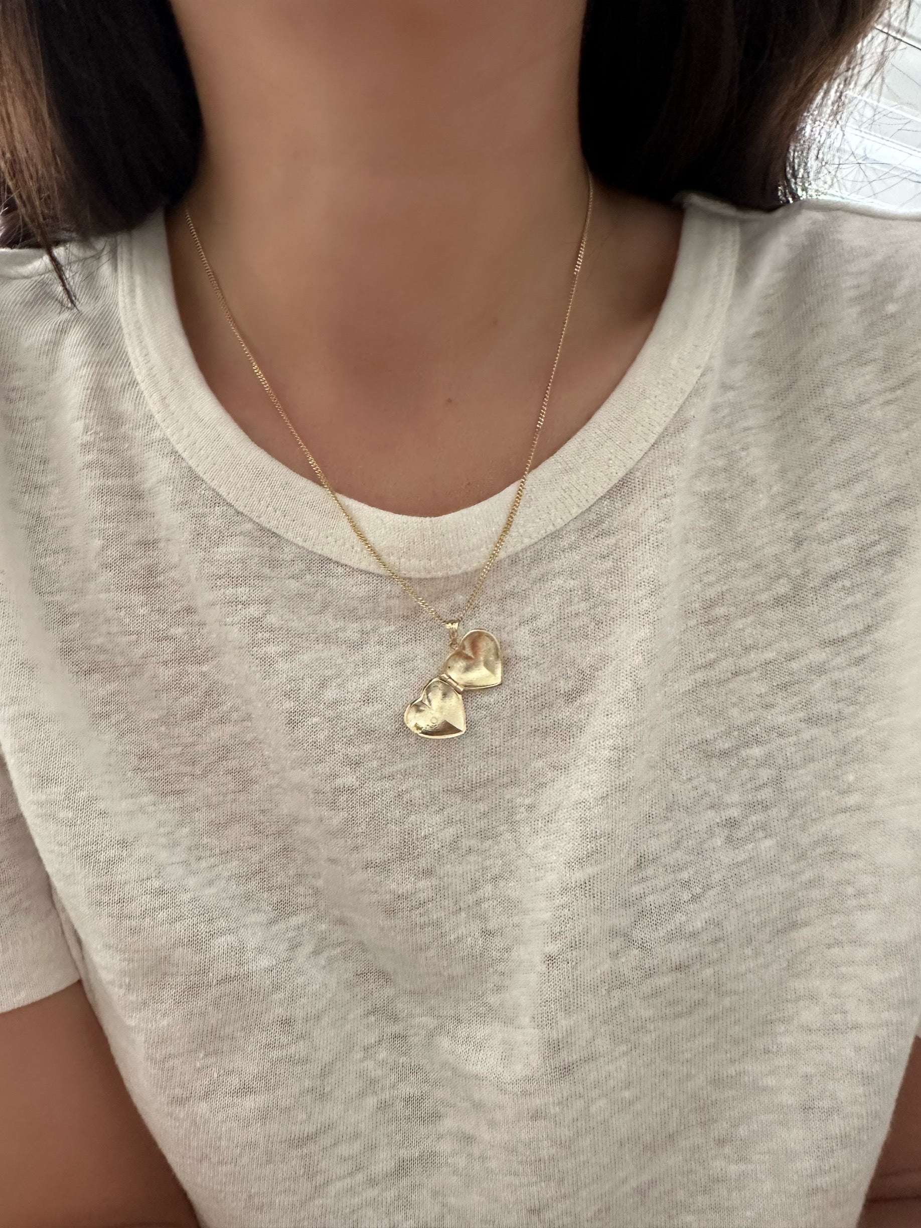 10K Gold Puffy Heart Locket