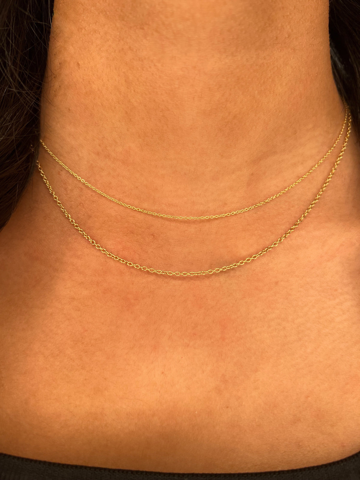Gold Classic Cable Link Chain