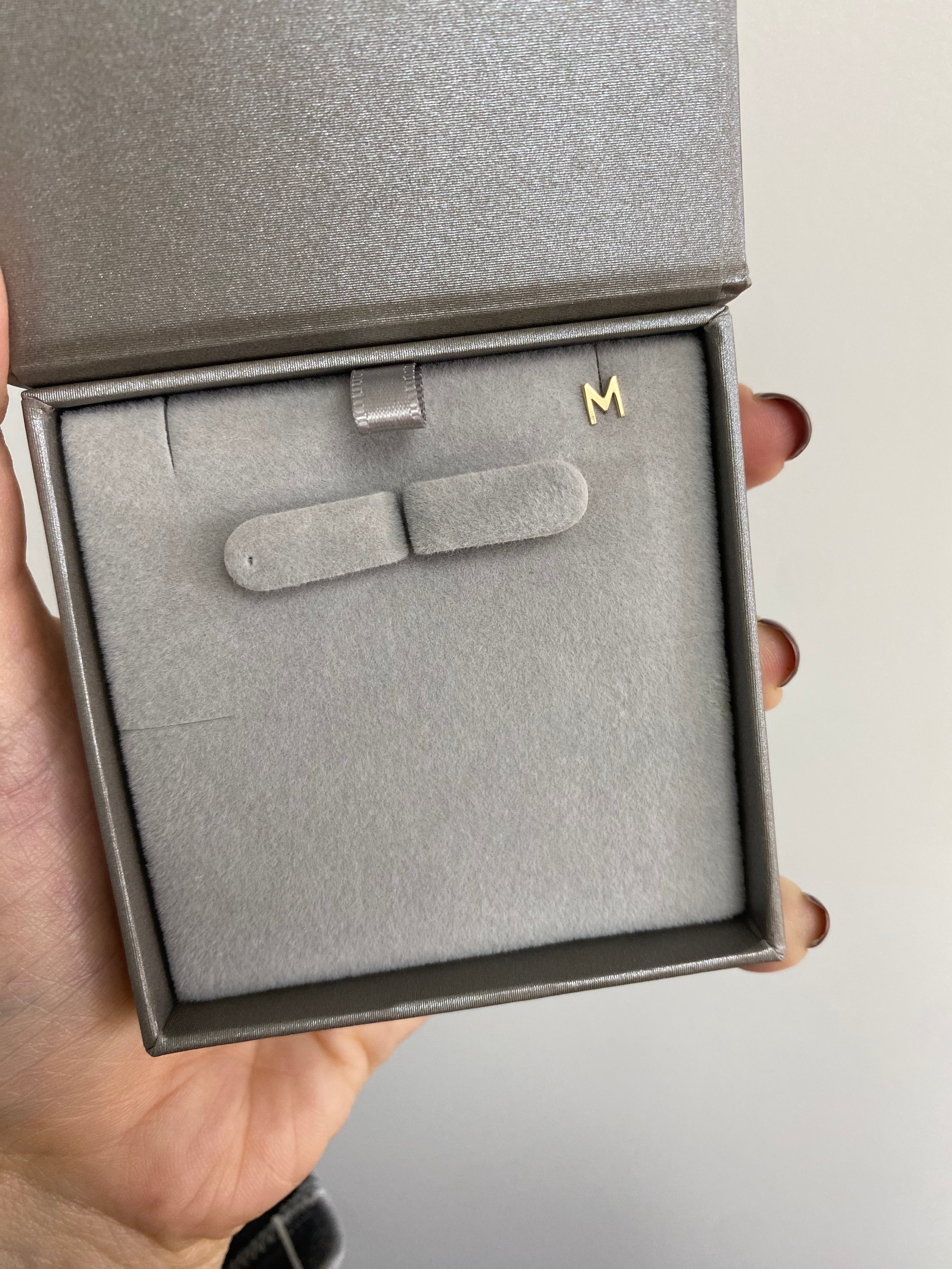 Initial Stud Earrings