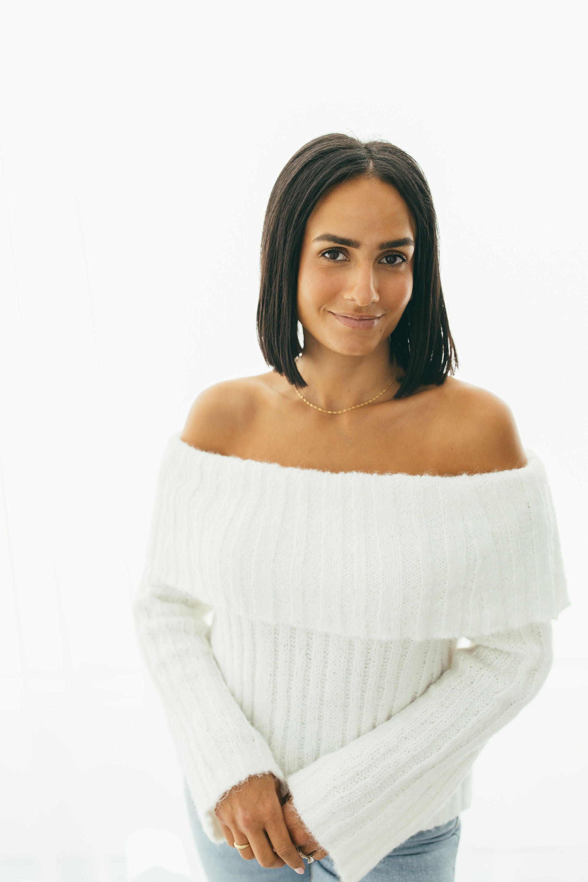 JJ x Chantel Carreira Twisted Gold Layering Necklace