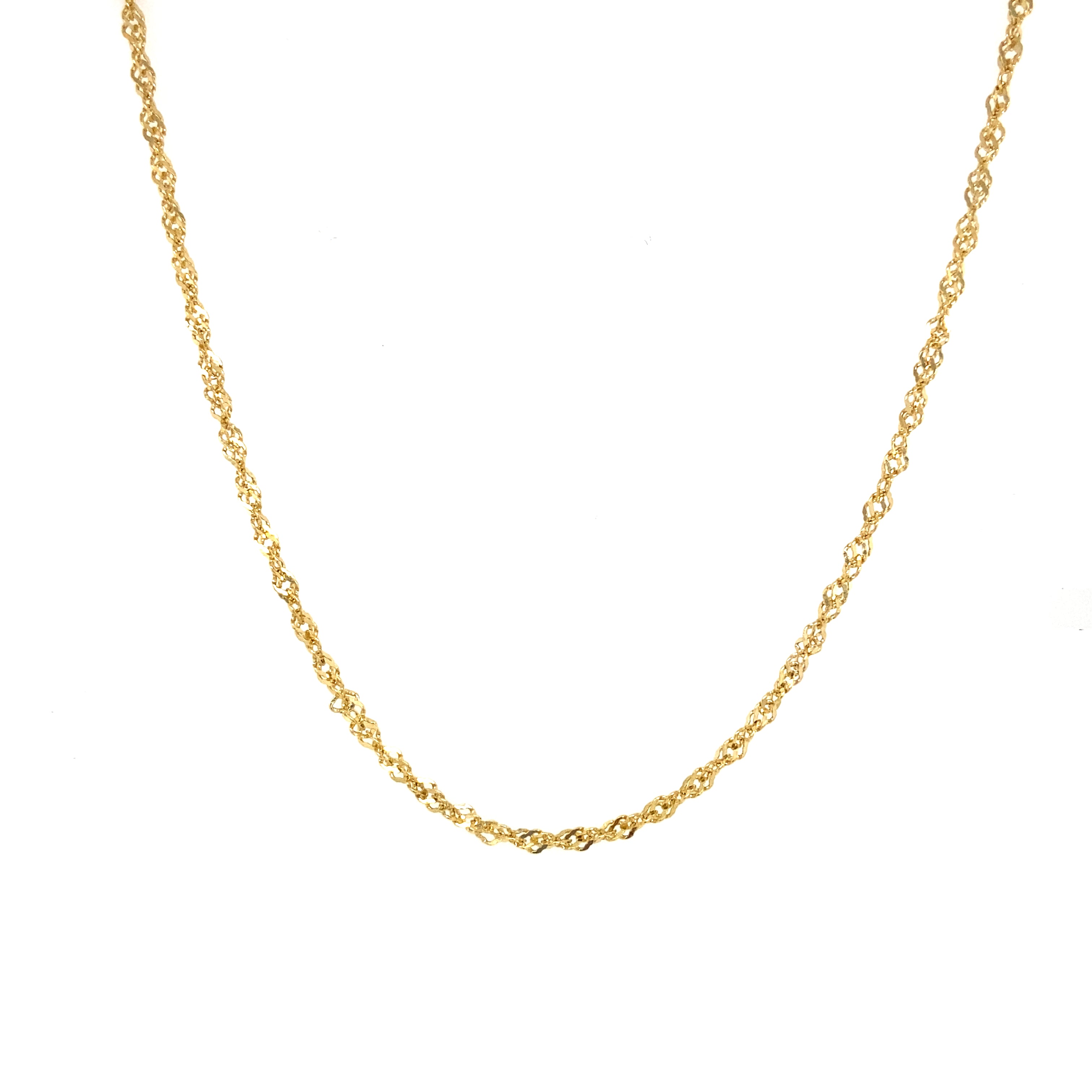 JJ x Chantel Carreira Twisted Gold Layering Necklace