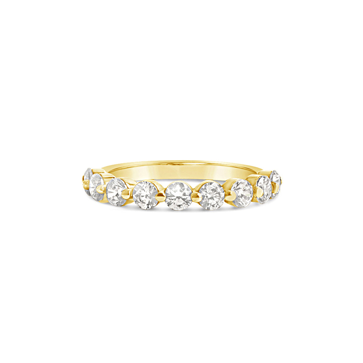 14K Gold Single Prong Diamond Ring