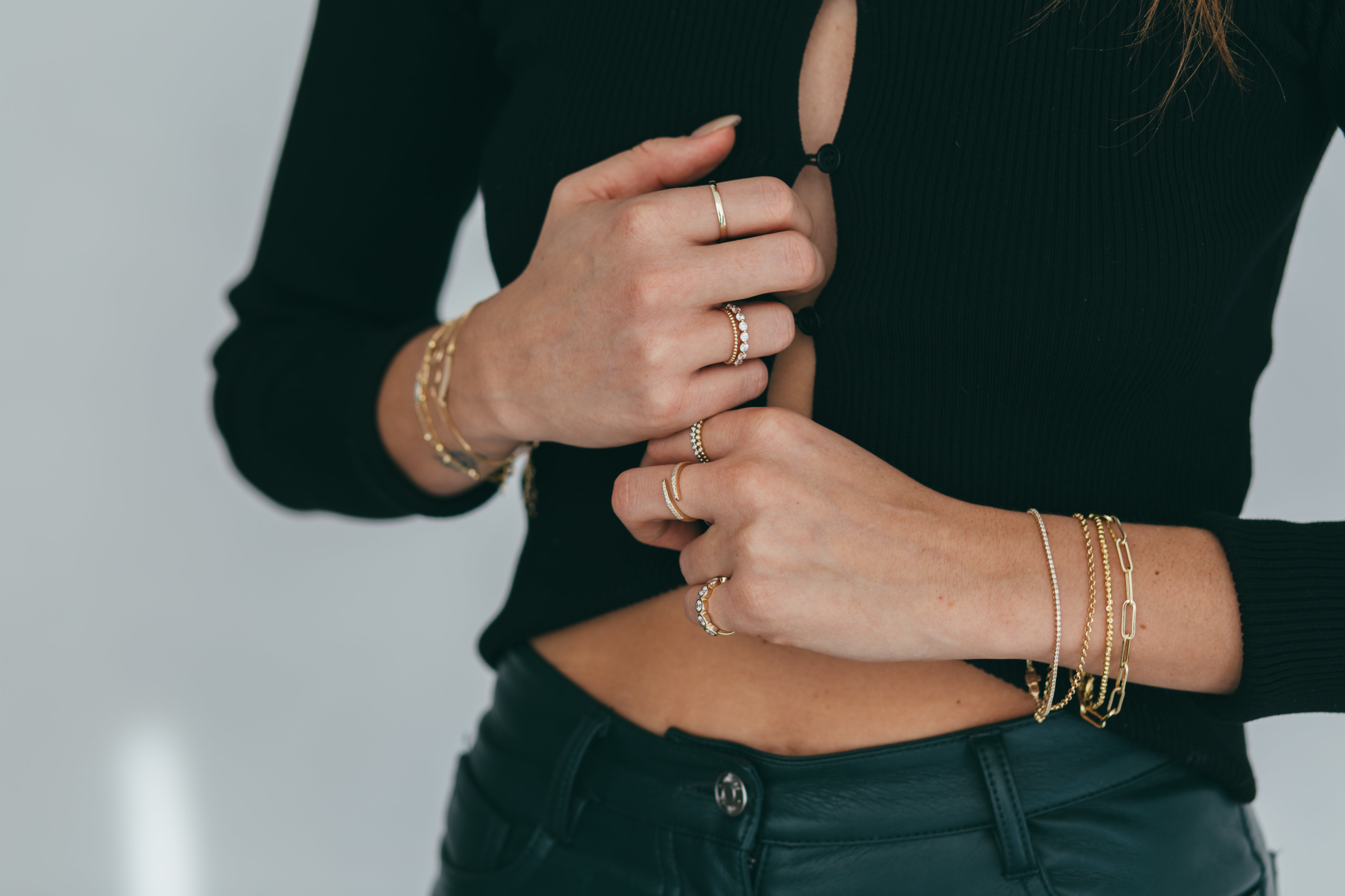 10K Gold Rolo Bracelet