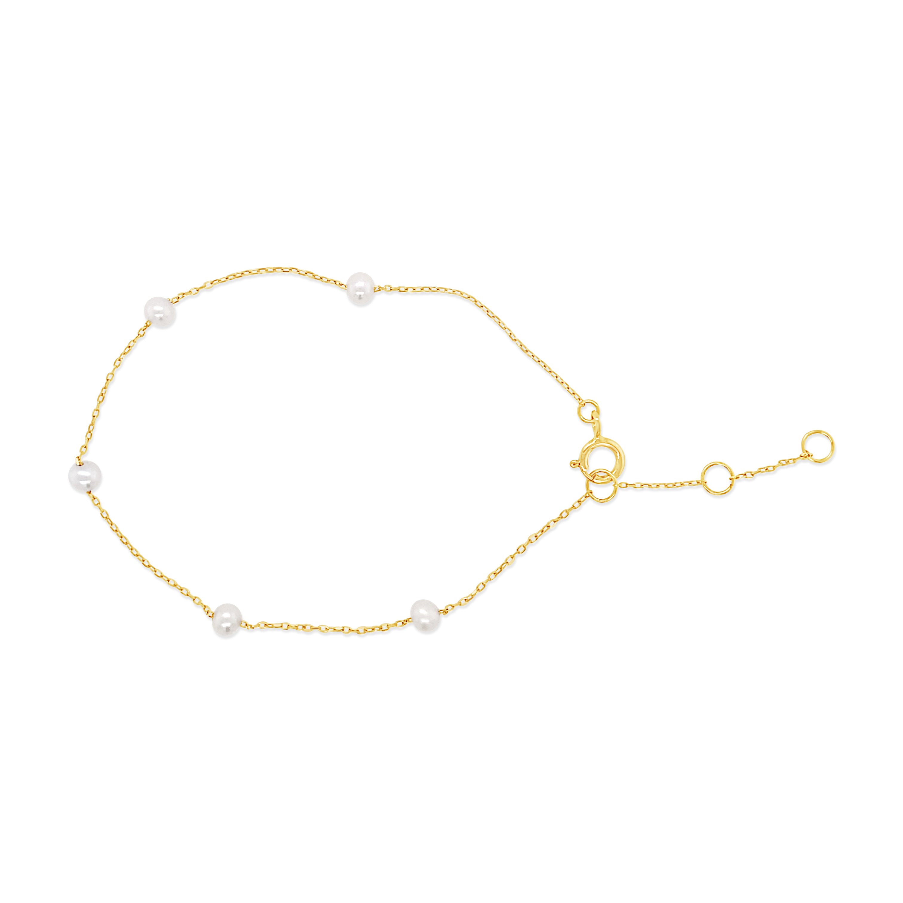 Petite Pearl by the Yard Bracelet - Jessica Jewellery