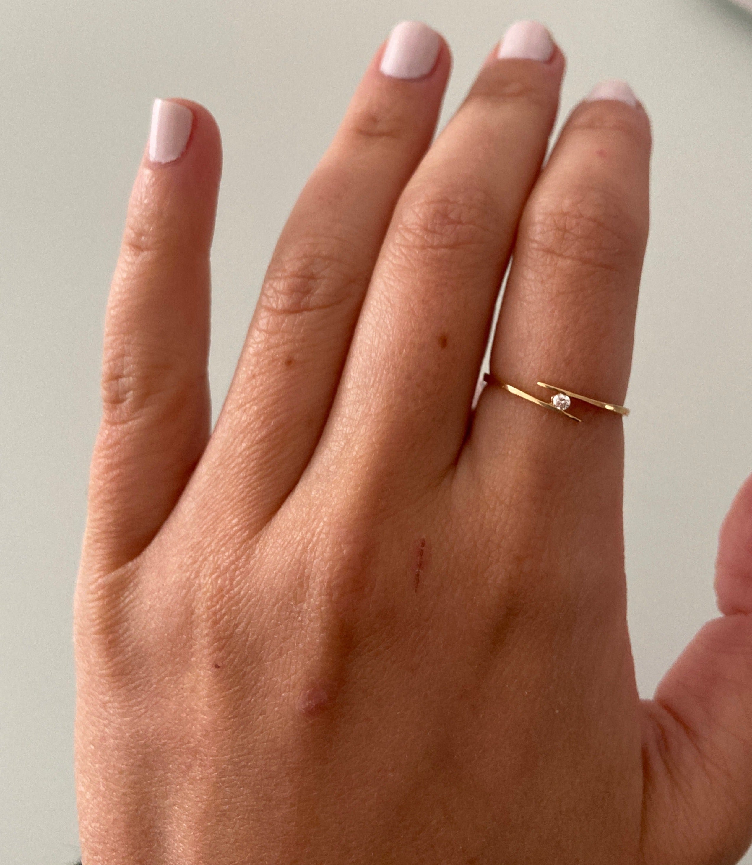Floating Diamond Ring