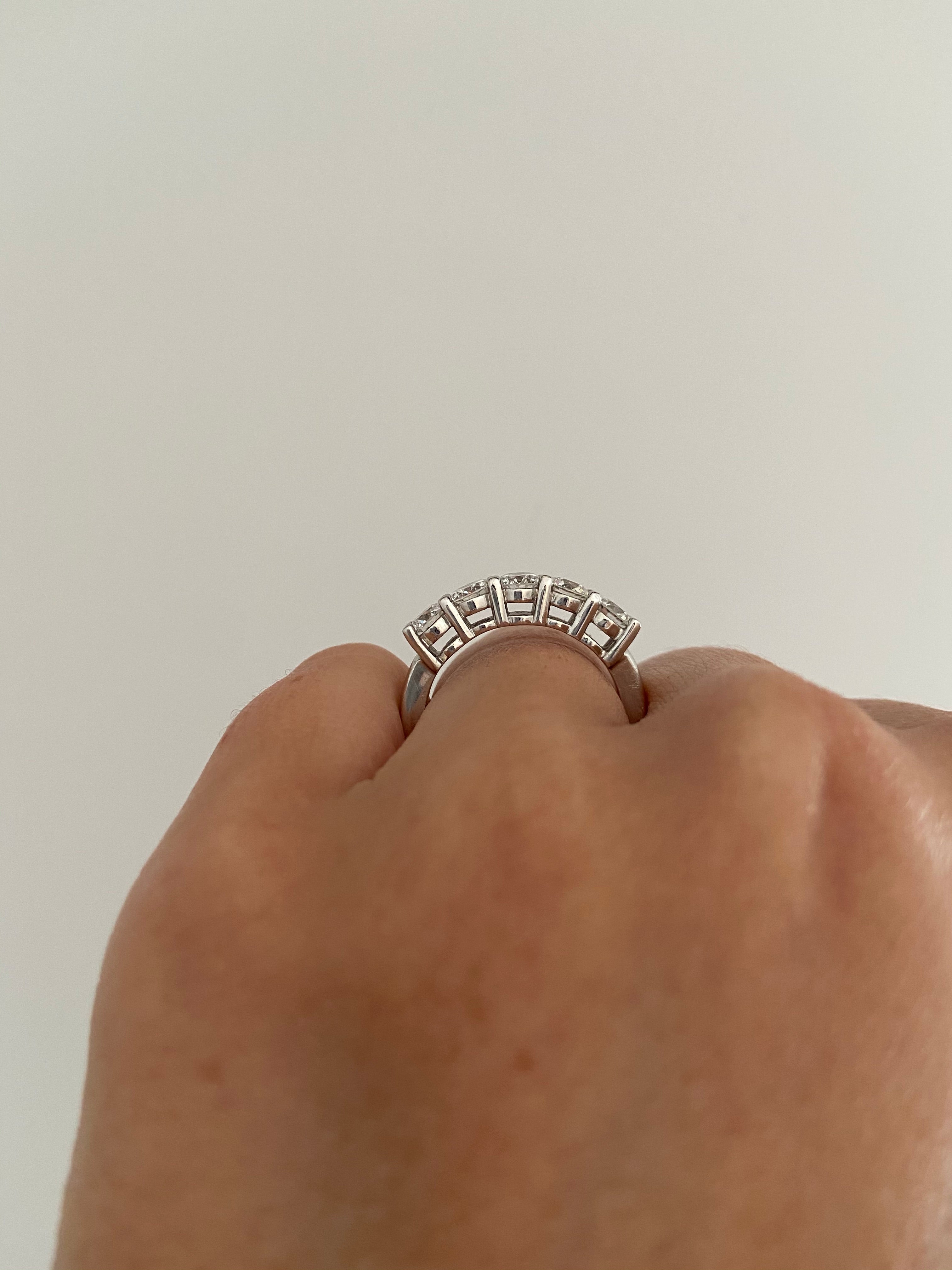 Double Gallery Eternity Band
