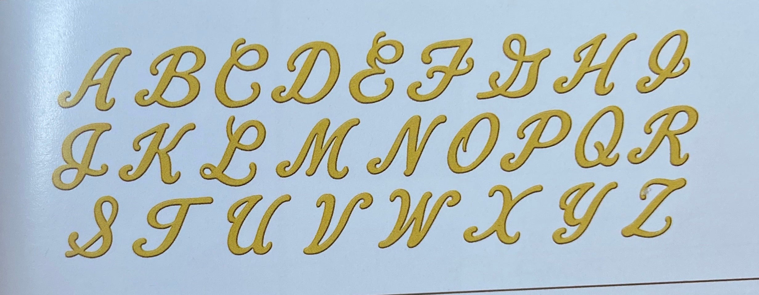14K Gold Dangling Script Initial Necklace