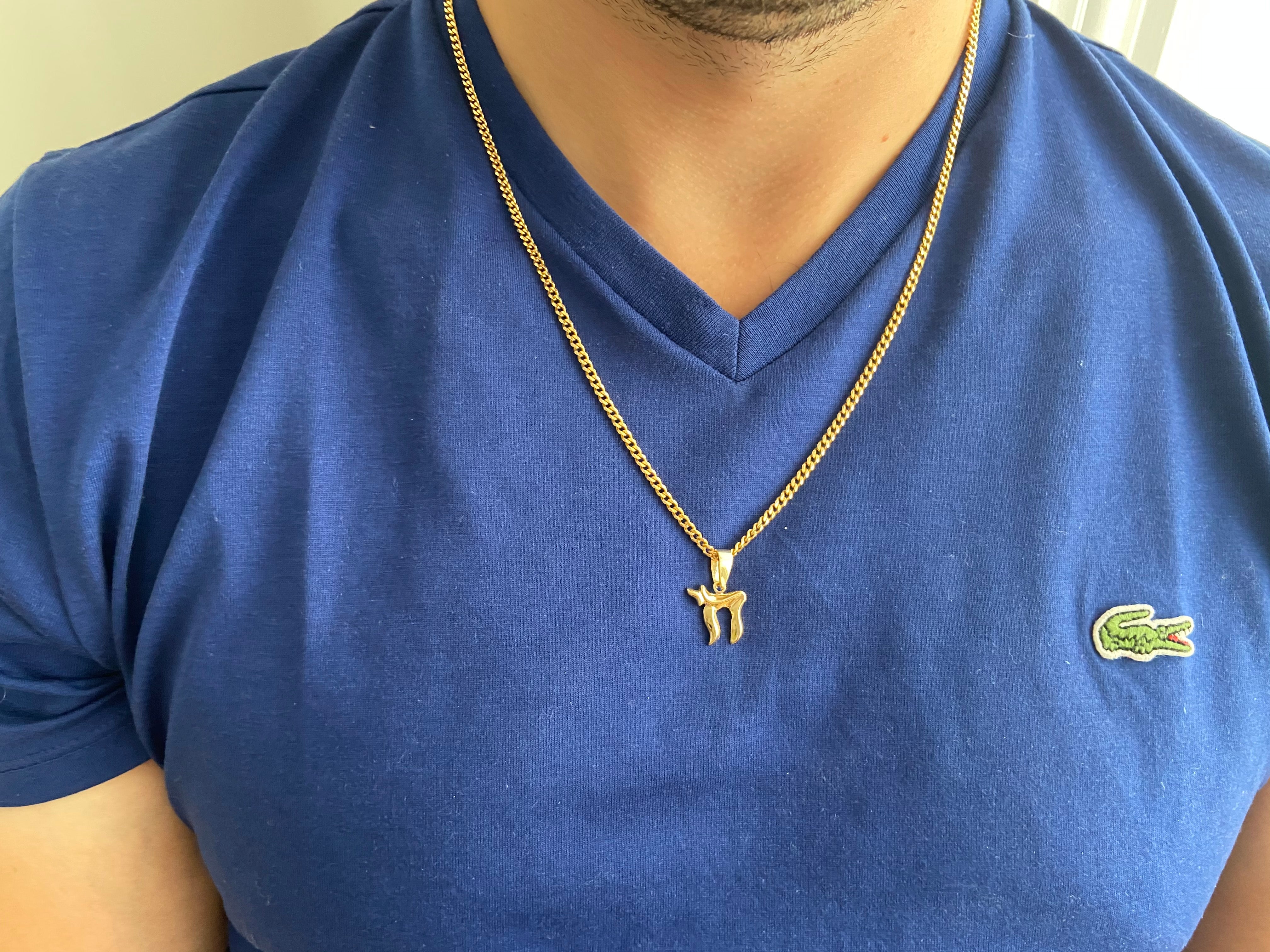 Gold Chai Charm