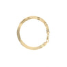 Large Gold Herringbone Bracelet