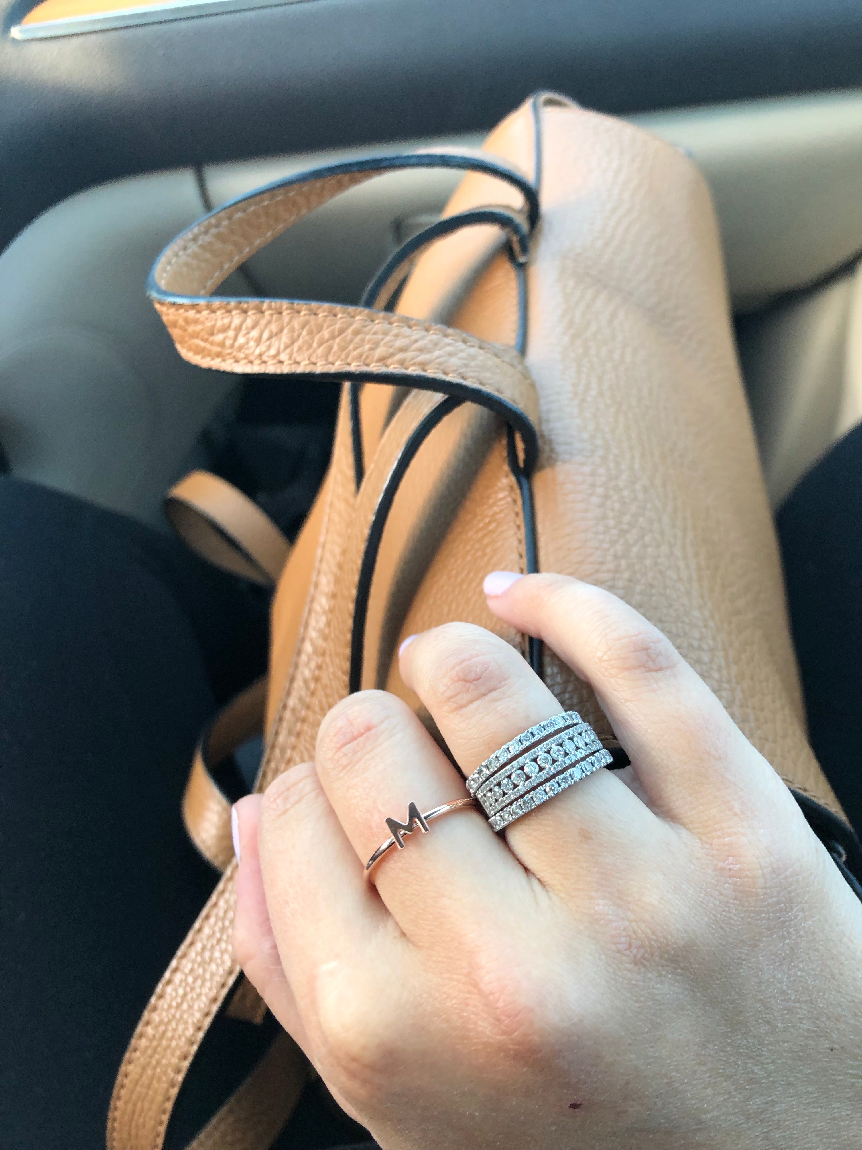 Gold Initial Ring