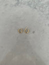 Gold 3mm Tube Hoop Earrings