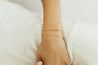 10 Karat Gold Adjustable Paperclip Bracelet