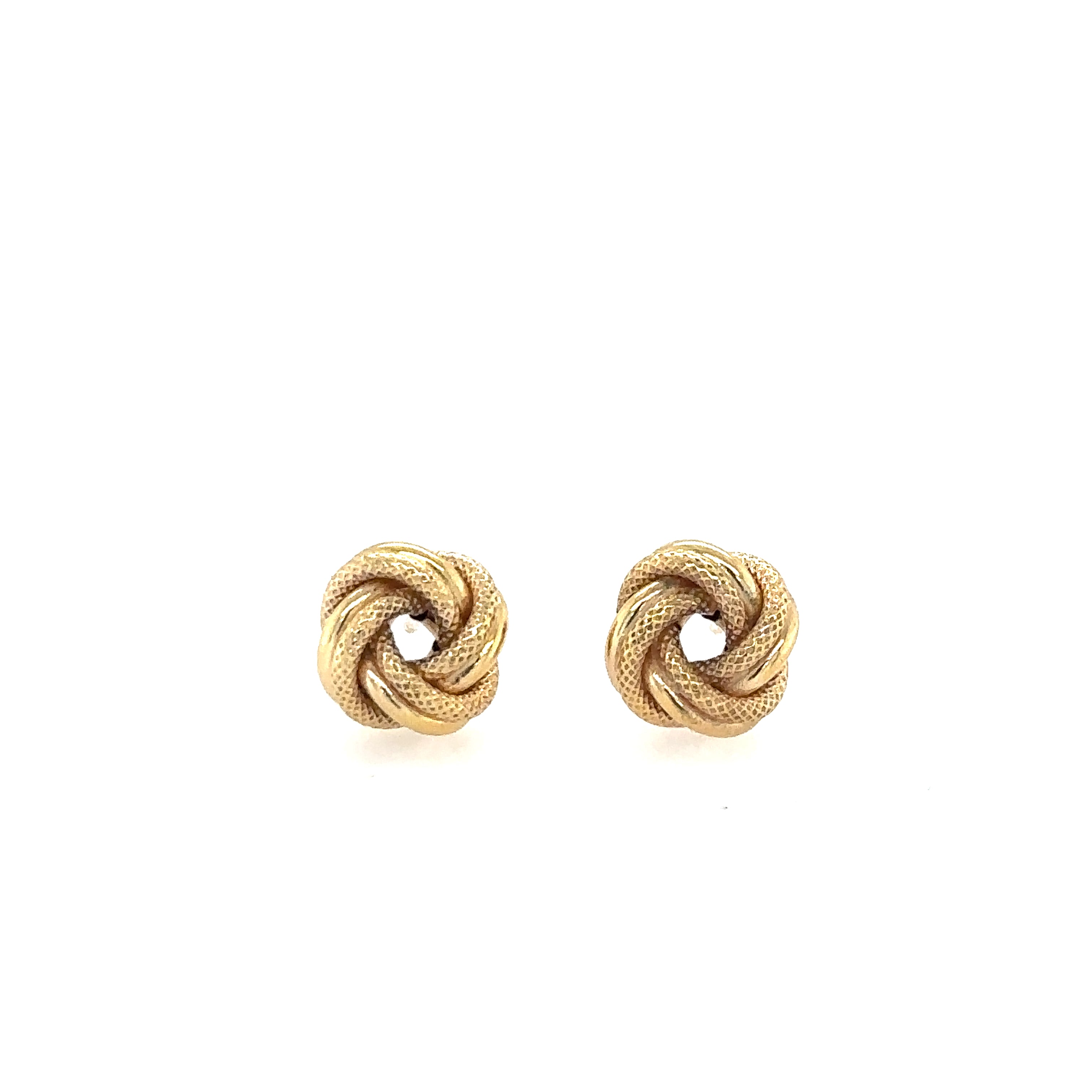 10 Karat Gold Knot Studs