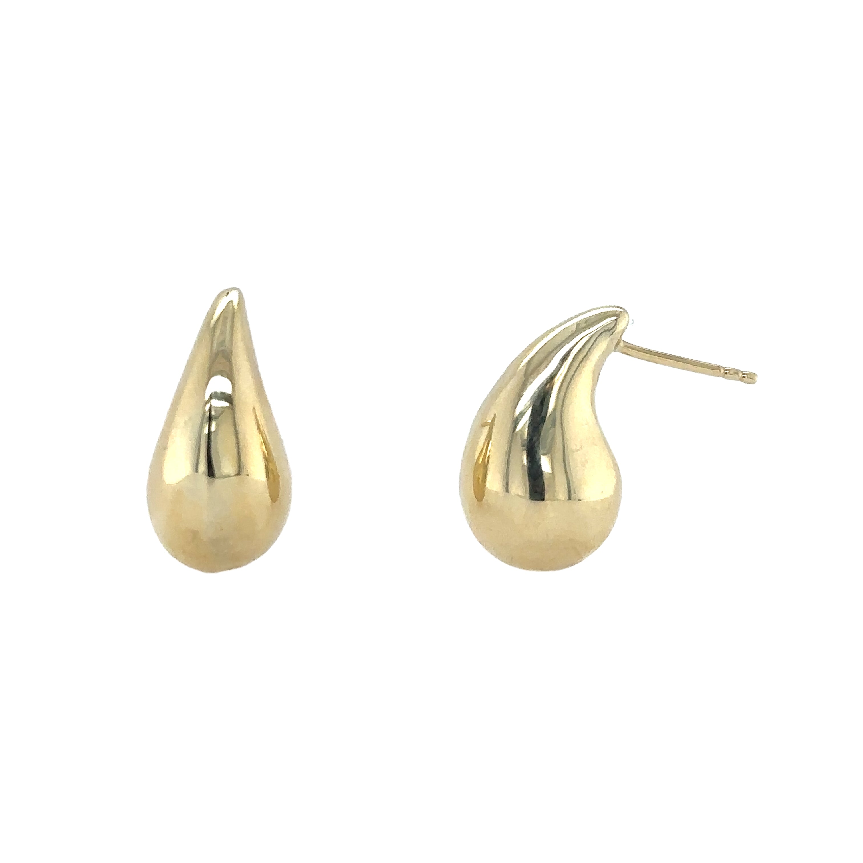 アクセサリー Me&Ro 10K Gold Teardrop Om Stud Earrings Me&Ro 10K Gold Teardrop Om Stud Earrings