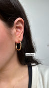 Gold 3mm Tube Hoop Earrings