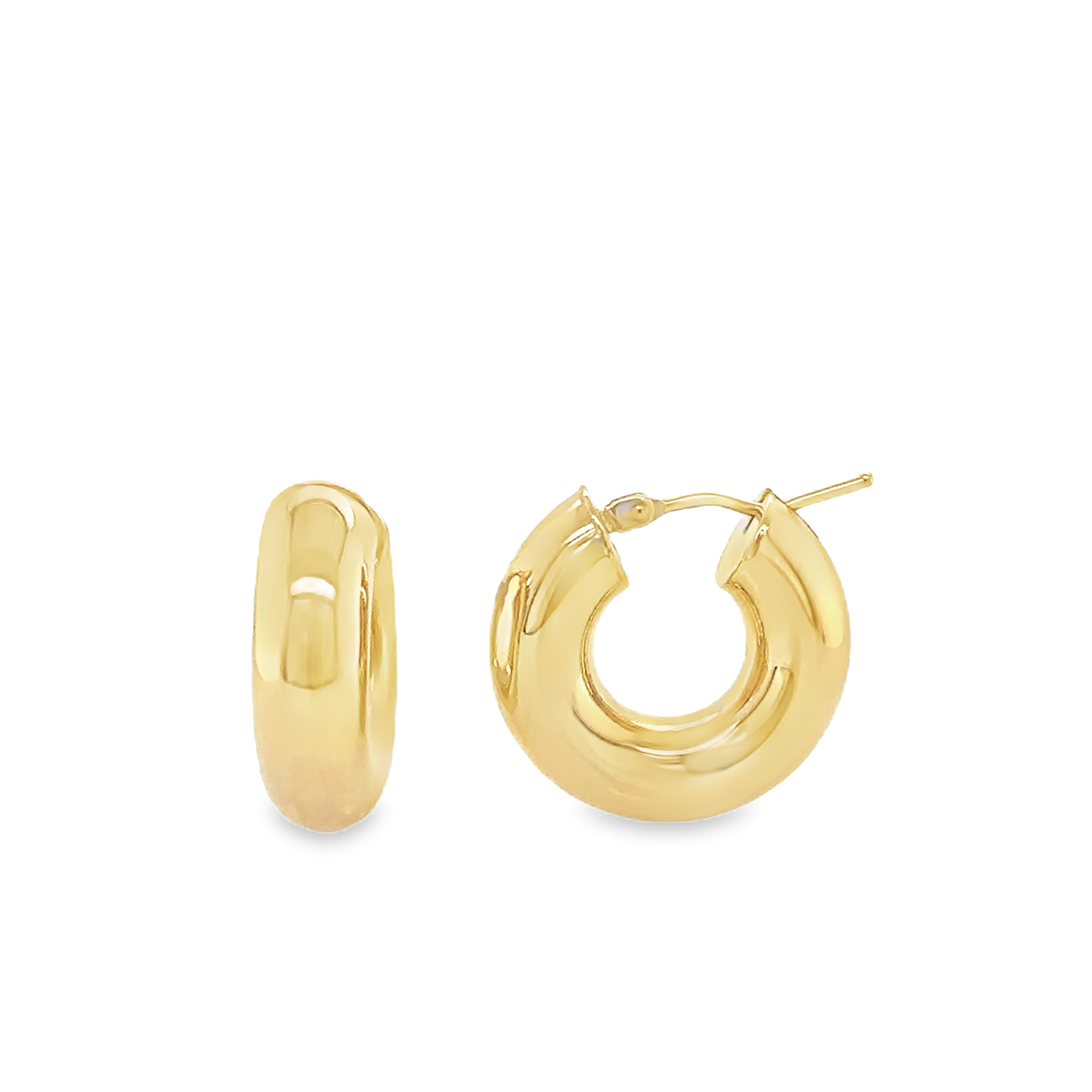 10K Gold 6mm Tube Hoops