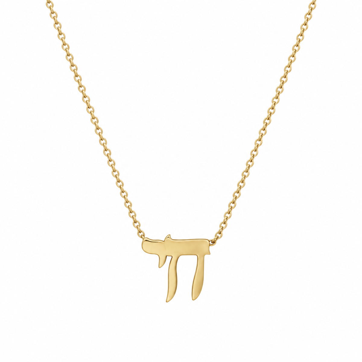 10K Gold Chai Necklace - Symbolizes Life!