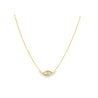 10K Gold Mini Evil Eye Necklace