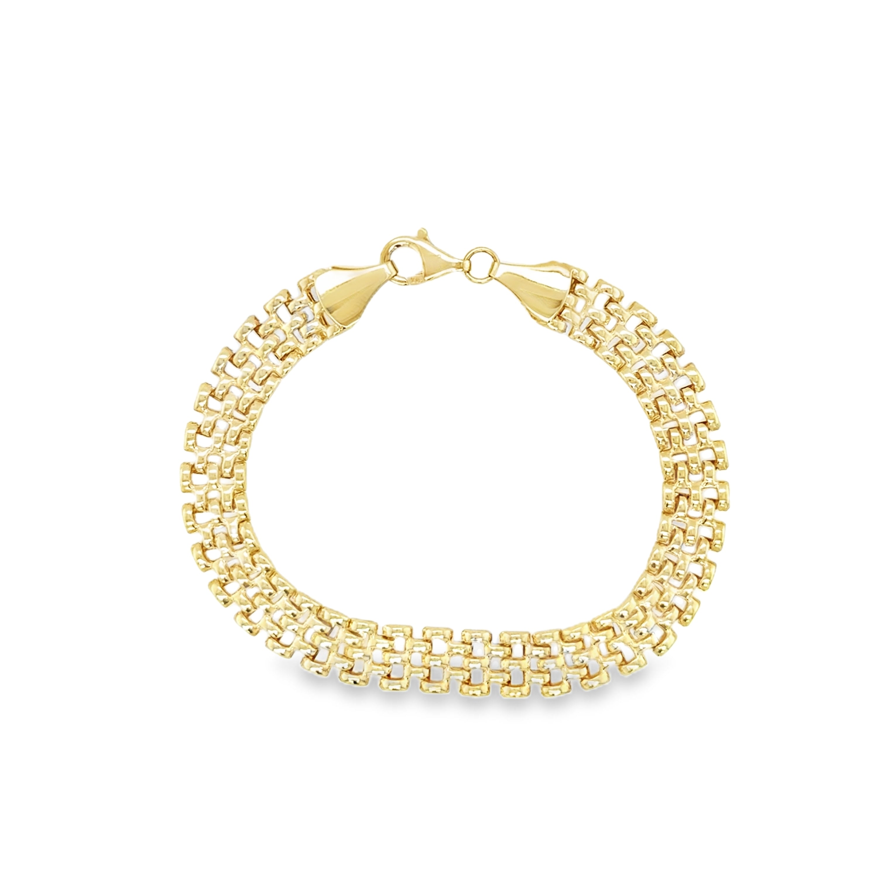 10K Gold Large Panther Bracelet