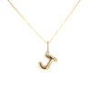 10K Gold Puffy Bubble Letter - Jessica Jewellery