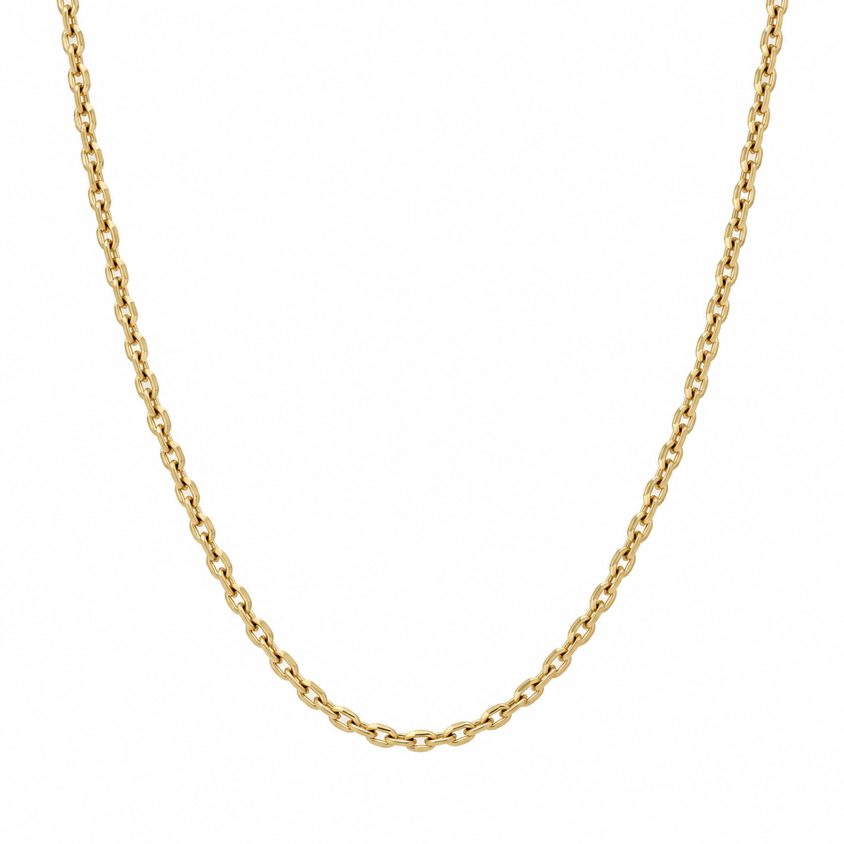 10K Gold Solid 2.5mm Chunky Box Chain