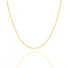 10K Gold 1.5mm Diamond Cut Ball Necklace