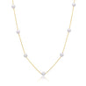 10K Gold Petite Pearl by the Yard Necklace