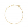 10K Gold Station Chain Bracelet