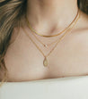 JJ x Lauren Pearson: 14 Karat Gold and Diamond Oak Pendant