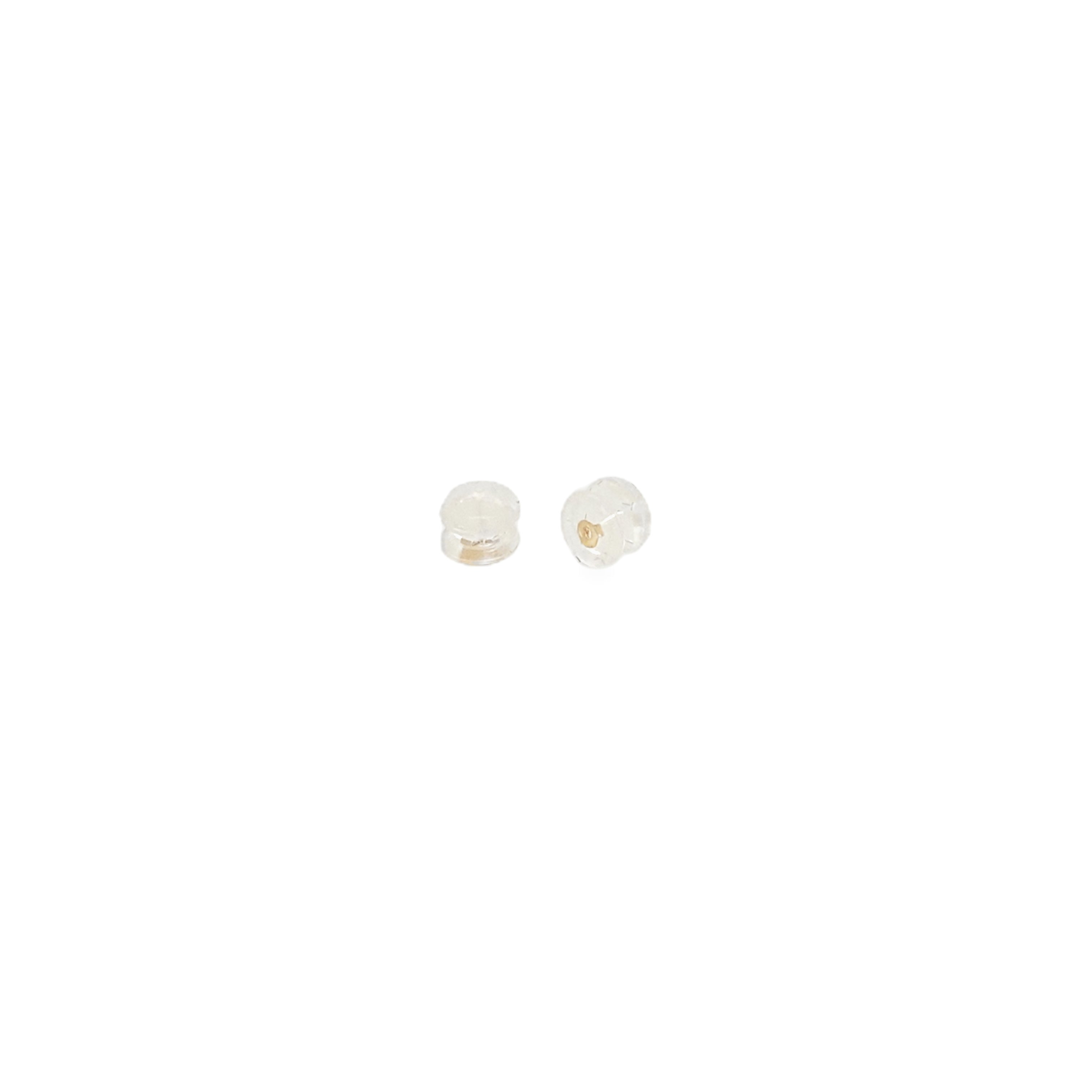 14K Gold Silicone Butterfly Backings