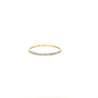 14K Gold and Diamond Stacking Ring