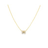 14K Yellow and Rose Gold Butterfly Necklace