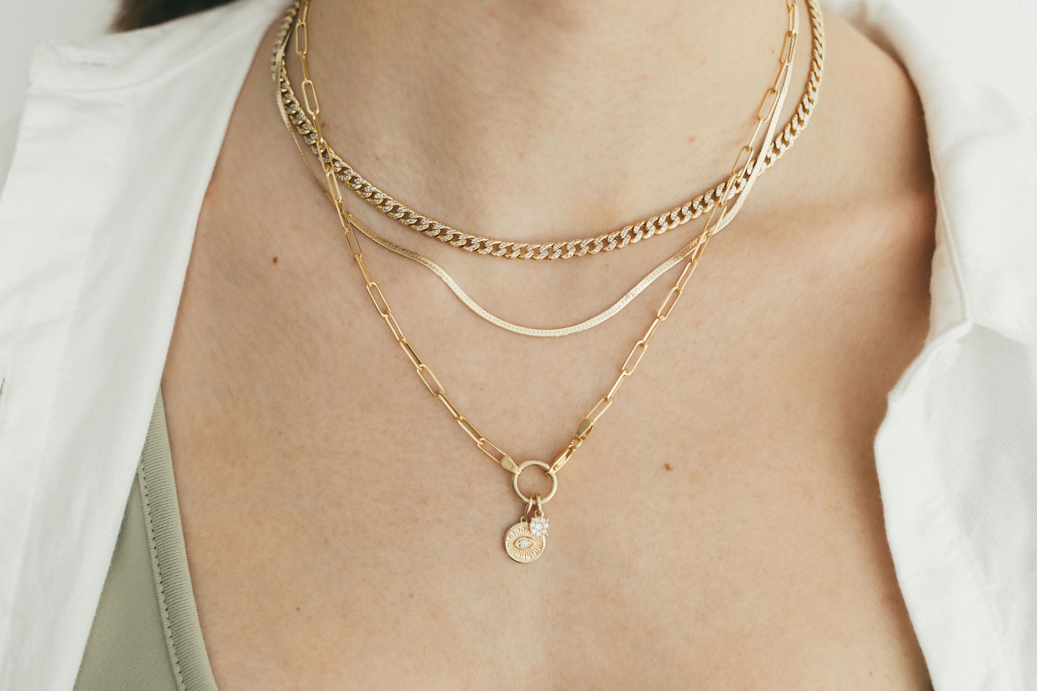 diamond-cut-curb-chain-necklace