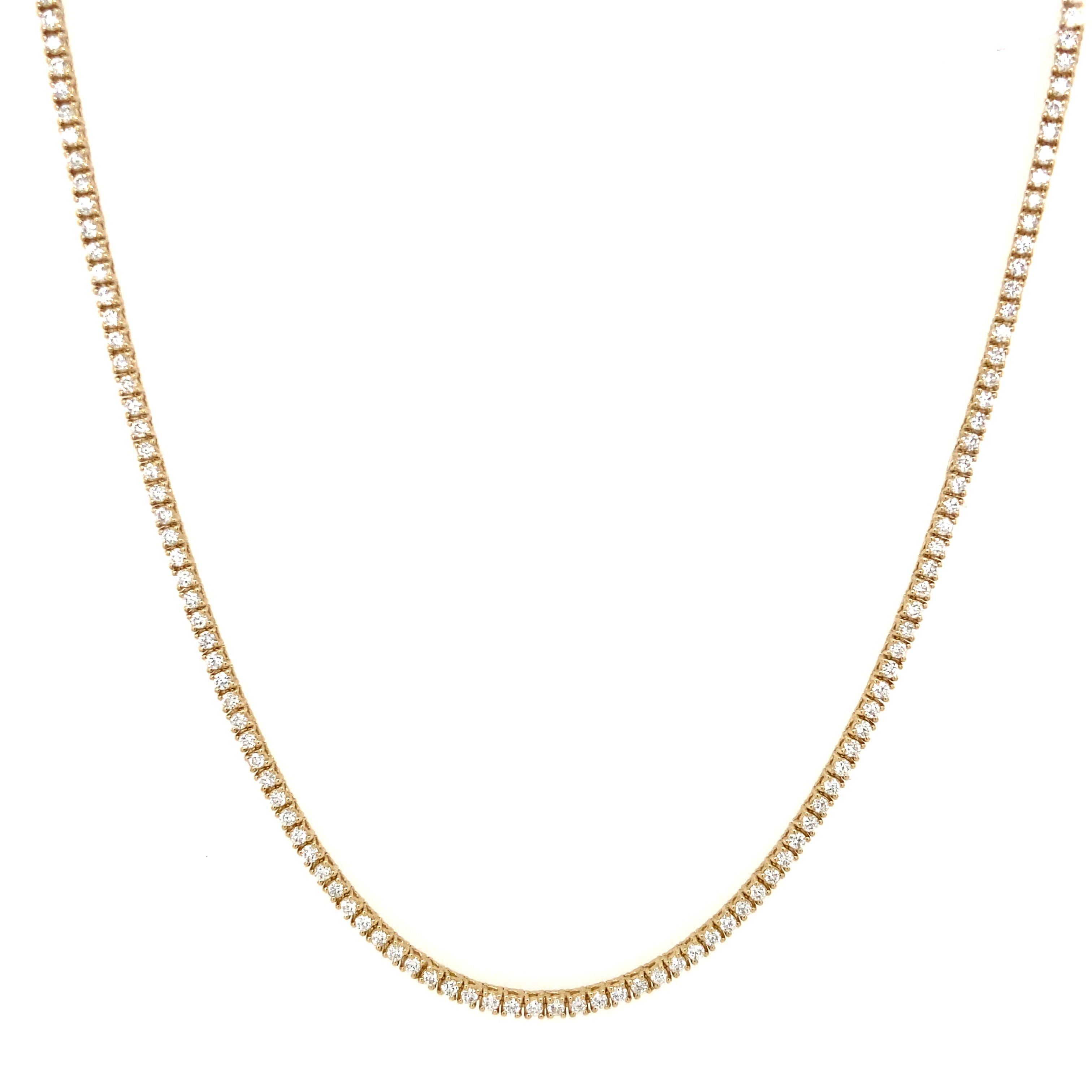 Classic Mini Diamond Tennis Necklace