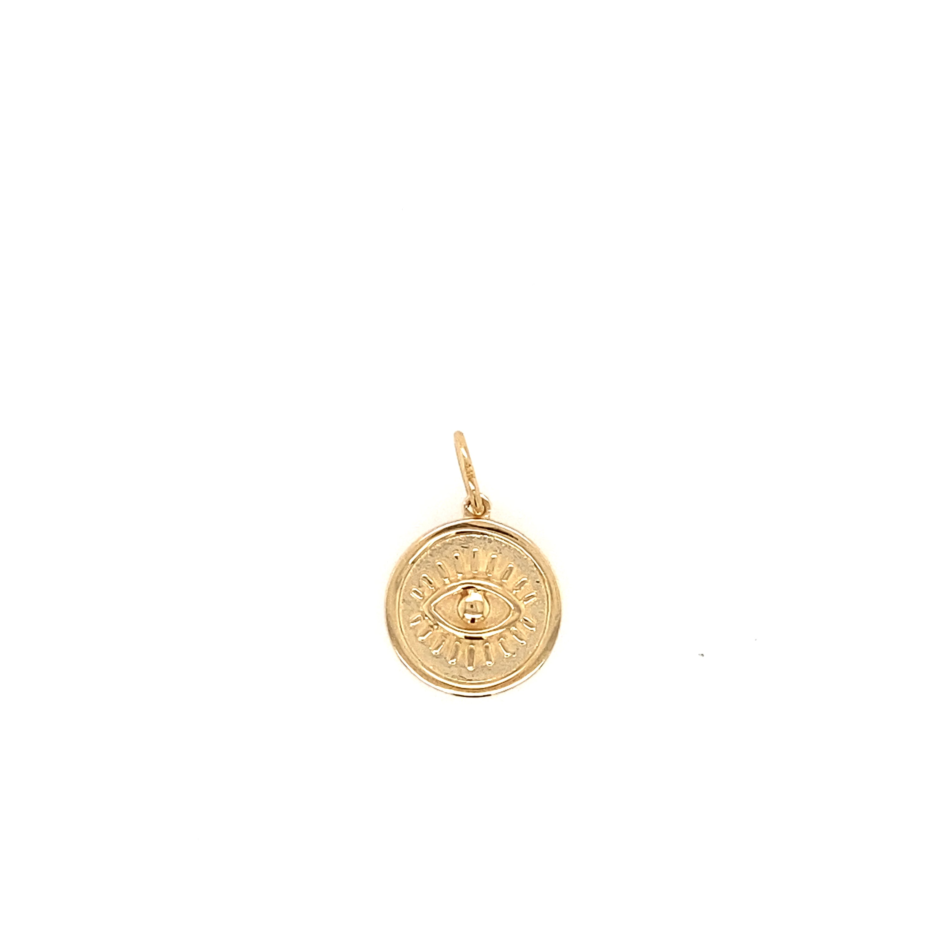 Gold Evil Eye Charm