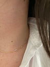Multiple Diamond Initial Necklace