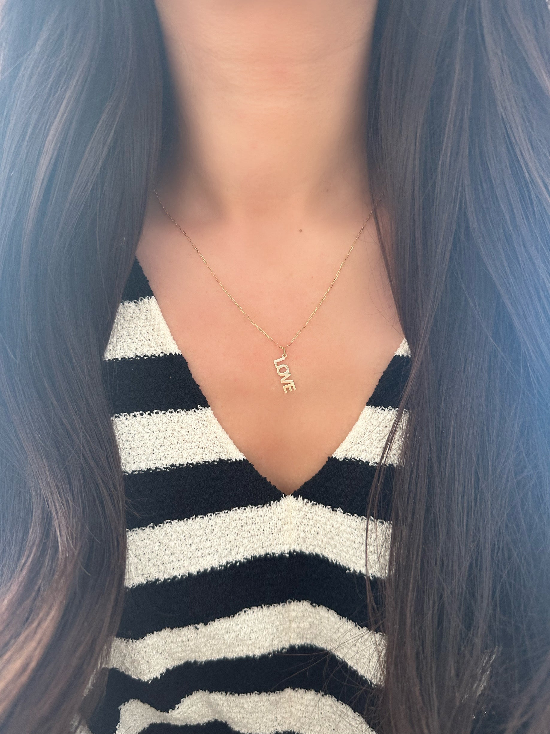 10K Gold Love Pendant