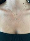 14K Gold Star of David Necklace