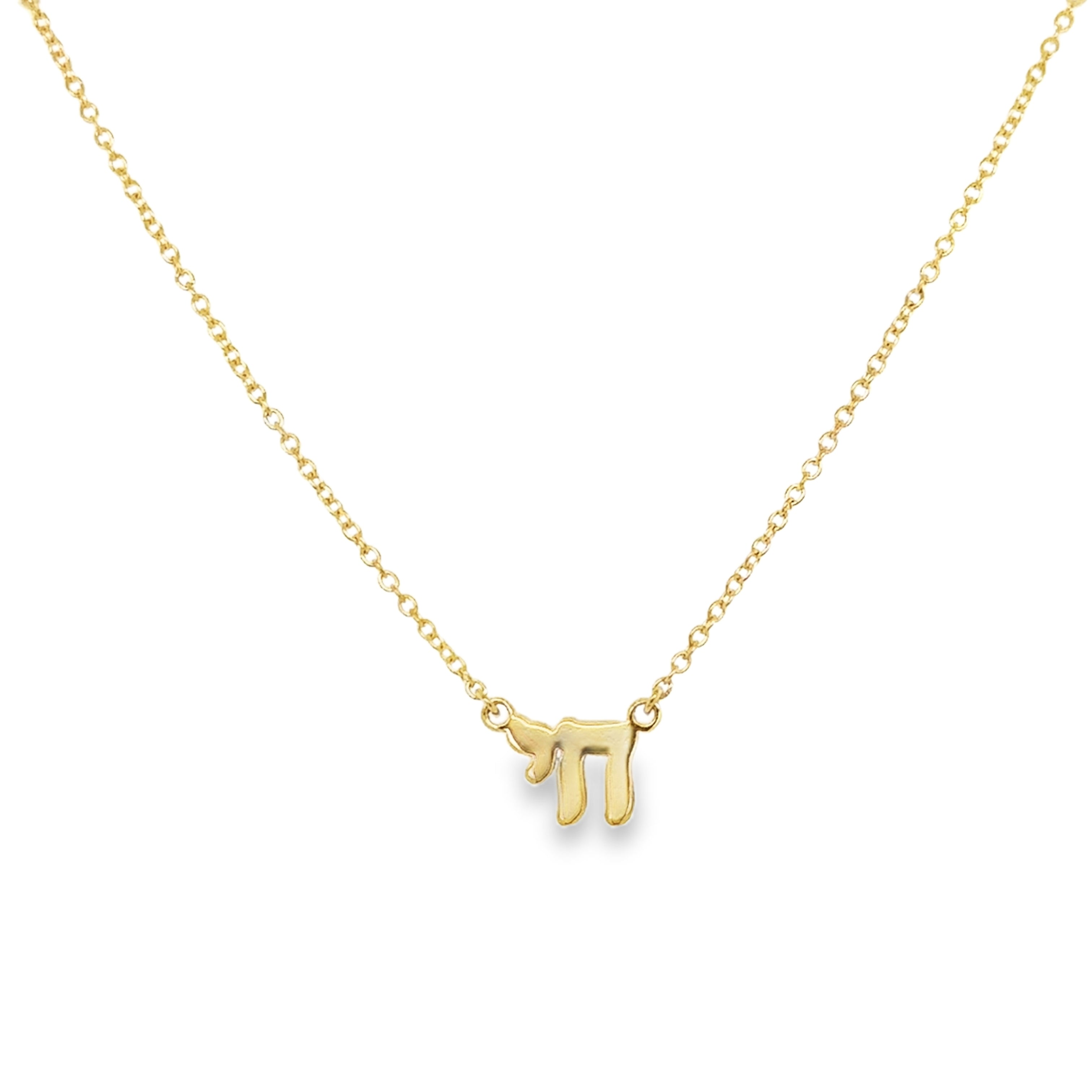 10K Gold Mini Chai Necklace