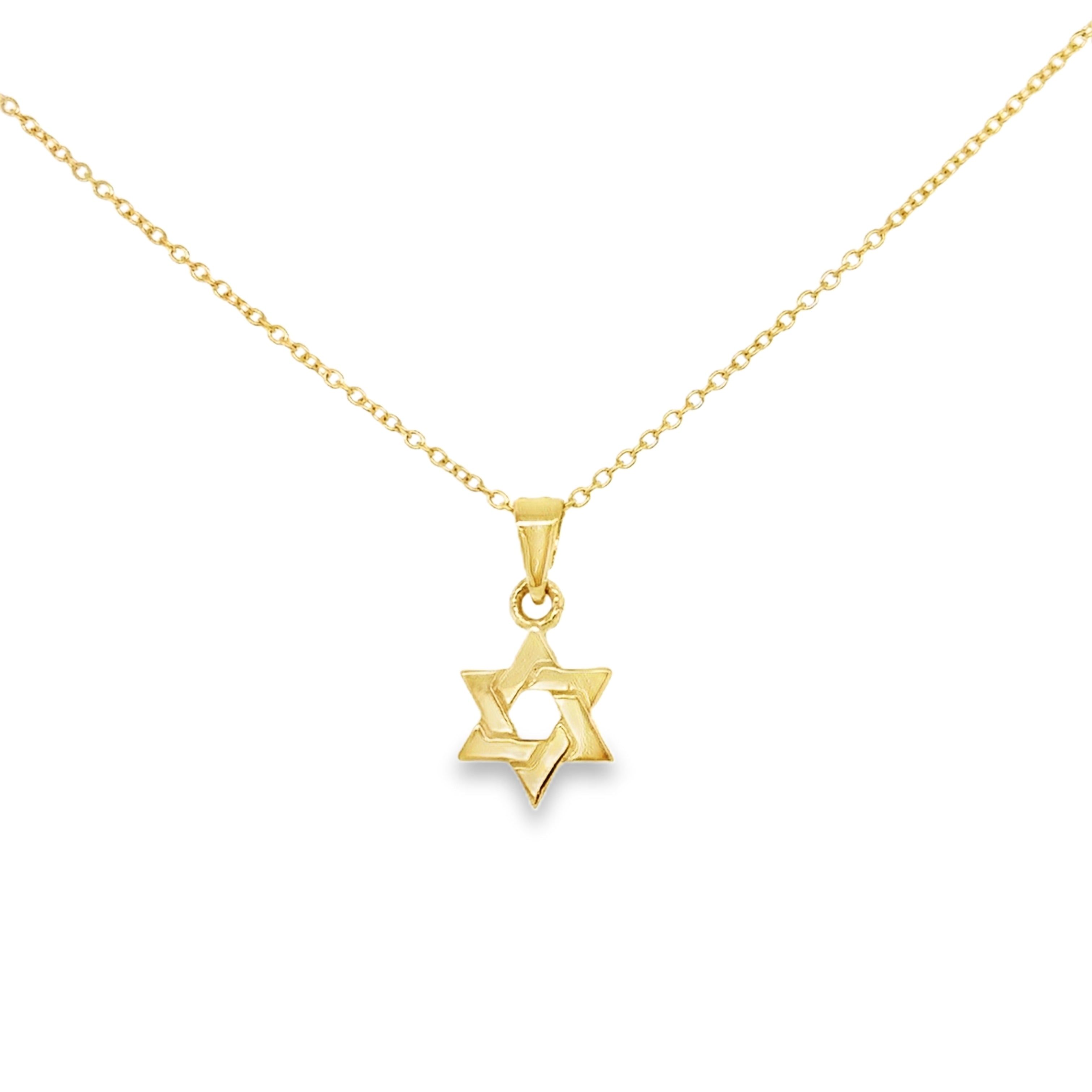 10K Gold Small Star of David Charm