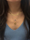 10K Gold Rounded Star of David Pendant