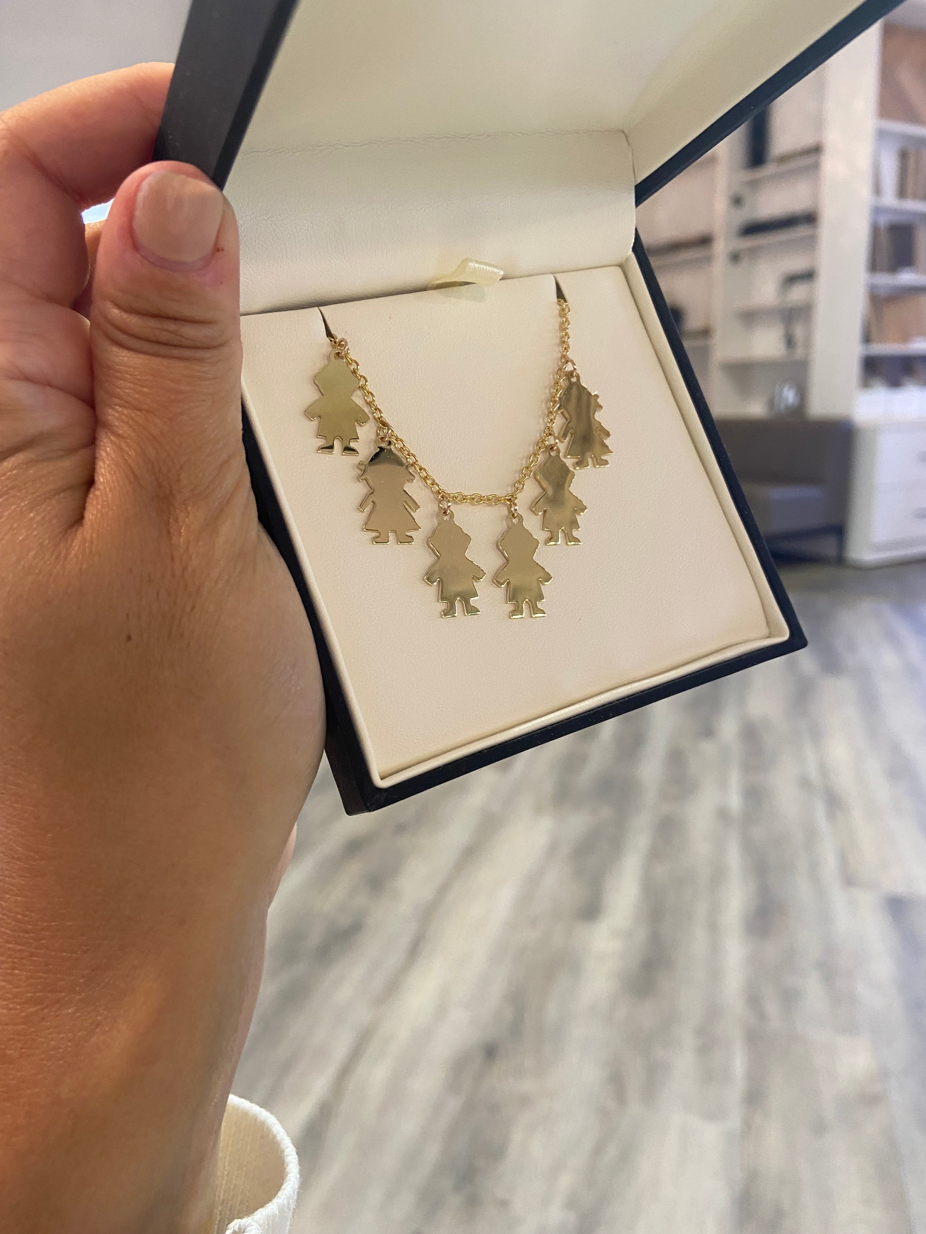 10K Gold Engravable Boy or Girl Charm