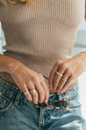 14K Gold Diamond Wrap Ring